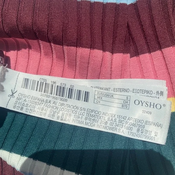 Striped Multicolor Bikini Set - Picture 3 of 3